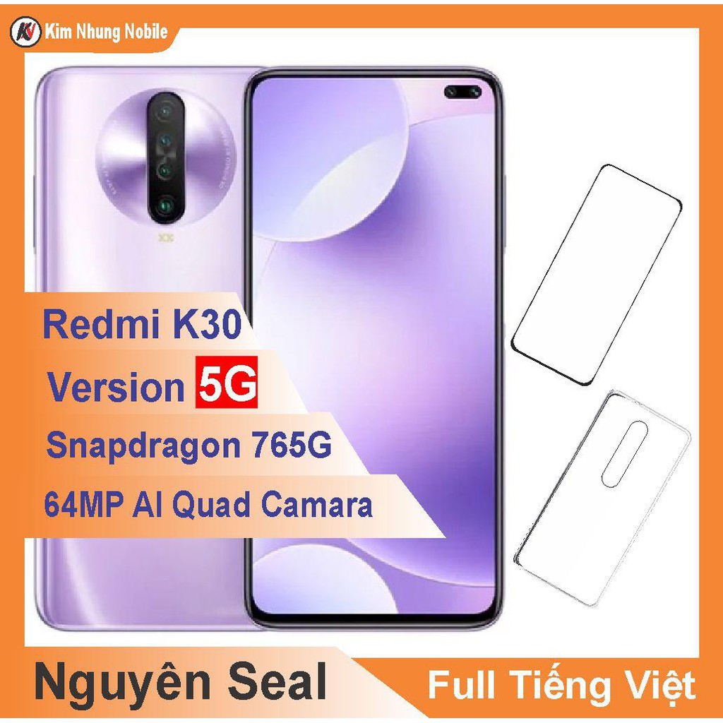 Điện Thoại Xiaomi Redmi K30 64GB Ram 6GB (Hỗ trợ 5G) + Cường Lực - Hàng Nhập Khẩu | BigBuy360 - bigbuy360.vn