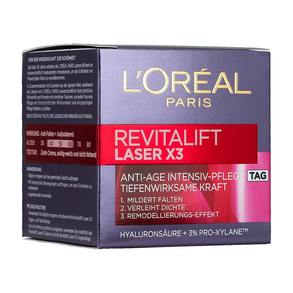 CẶP KEM DƯỠNG DA NGÀY/ĐÊM LOREAL REVITALIFT LASER X3 - XÓA MỜ NẾP  NHĂN, NGĂN NGỪA LÃO HÓA DA