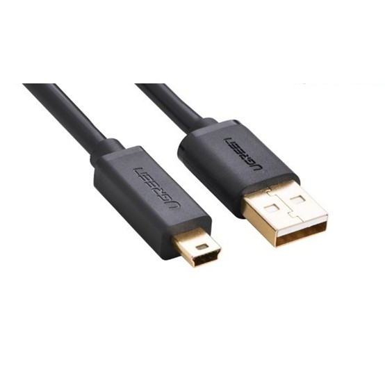 Cáp USB 2.0 to USB Mini 1m mạ vàng Ugreen 10355