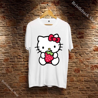 Áo Phông hình mèo Hello Kitty Unisex Cotton thời trang cá tính thoáng mát năng động U7FCB883