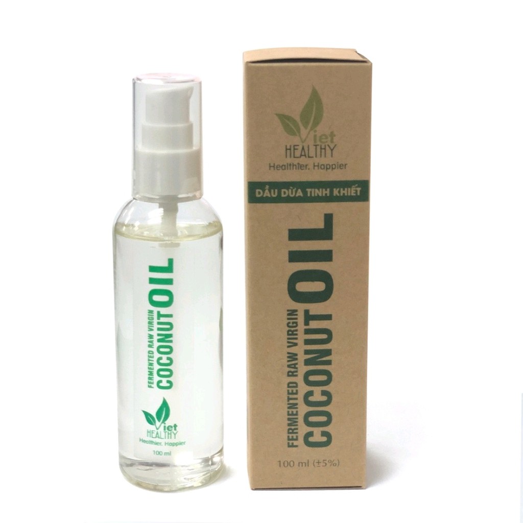 Dầu dừa tinh khiết lên men tươi lạnh Việt Healthy 100ml