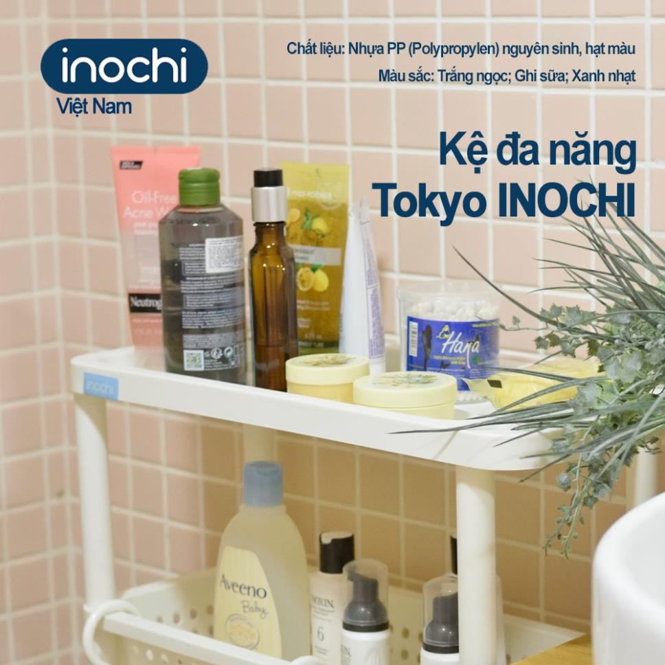 [Tặng Quà]Kệ nhựa, nhà tắm đa năng chia 2/3/4 tầng Inochi Nhà Bếp, đựng mỹ phẩm KET4T