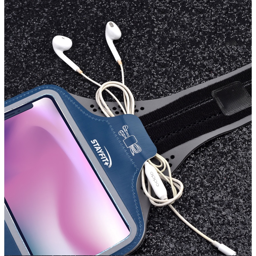 Túi đựng Điện Thoại rộng 6.2 inch Rhino B102 Đeo tay chạy bộ, tập thể dục Kháng nước, chống thấm