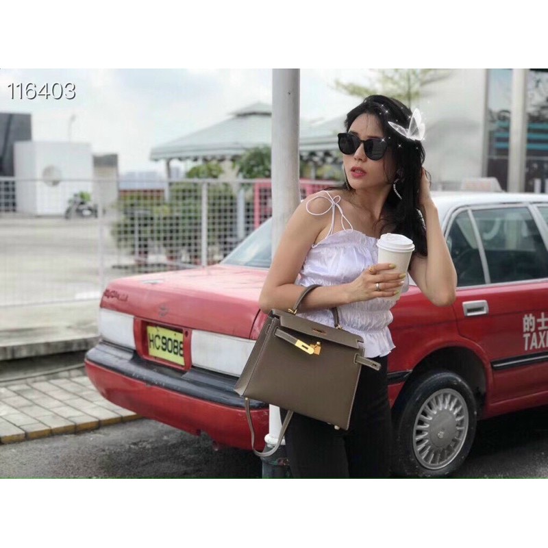 Túi xách hm kel.ly màu ghi