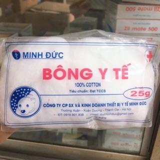 Combo bông y tế 25g