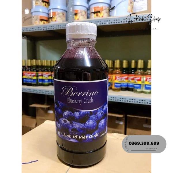 Sinh Tố Berrino 1 Lít  Đủ Vị Đào, Dâu, Vải ...-