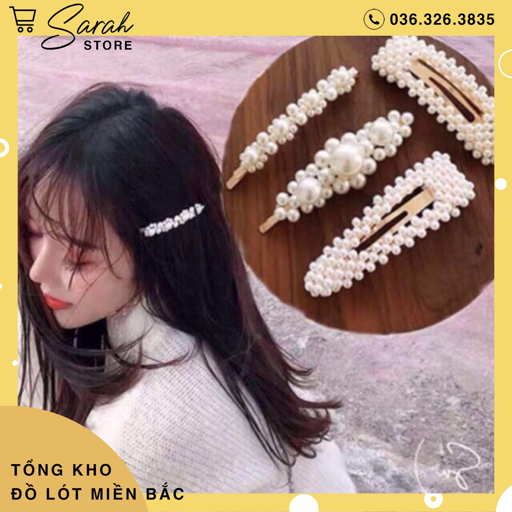 [Có Video] Set 4 kẹp tóc Hàn quốc xinh xắn