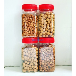 COMBO 4 HŨ ĐẬU PHỘNG 1KG (2 hũ tỏi ớt, 2 hũ cốt dừa)