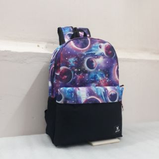Balo nam nữ thời trang Galaxy(sao băng tím)