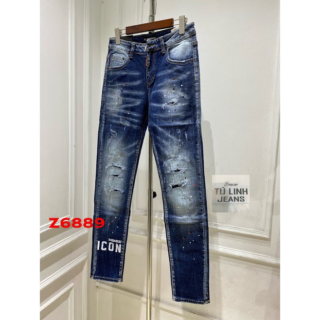 [ LẺ size sale giá gốc ]Quần Jeans Nam Ống Côn Đính đá