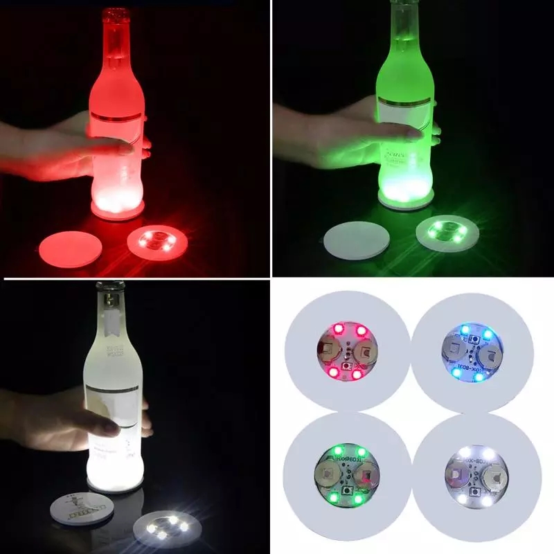 Đế lót ly có đèn LED độc đáo