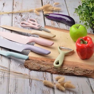 Bộ dao kéo lúa mạch Everich 6 món kháng khuẩn
