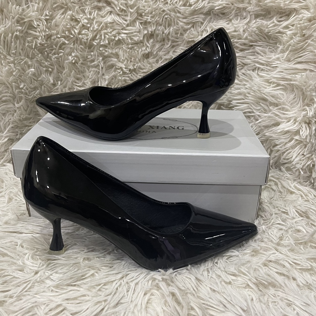 giày cao gót da bóng-8859