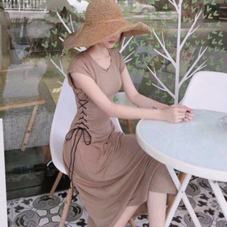 Đầm xoè rút eo