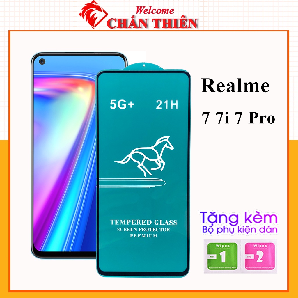 Cường lực realme C1 C2 C2S 2 10 Q3 PRO GT Neo Flash Gt 5G 7 Pro 8 pro 9 Pro Q2 Pro C17 8i 9i full màn tổng hợp Kính [OG]
