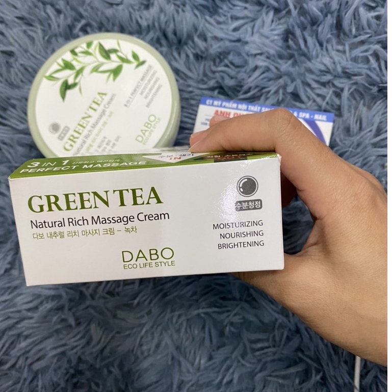 KEM MASSAGE TRÀ XANH DABO 200ML