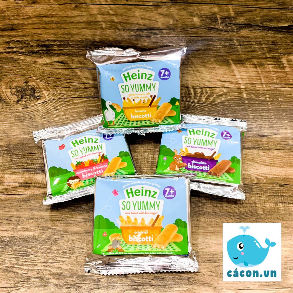 Bánh ăn dặm HEINZ - Đủ mùi vị cho bé yêu thưởng thức