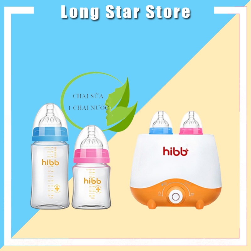 Máy hâm sữa và tiệt trùng bình sữa đa chức năng HIBB, máy hâm nóng thức ăn cho trẻ em đa chức năng điện tử