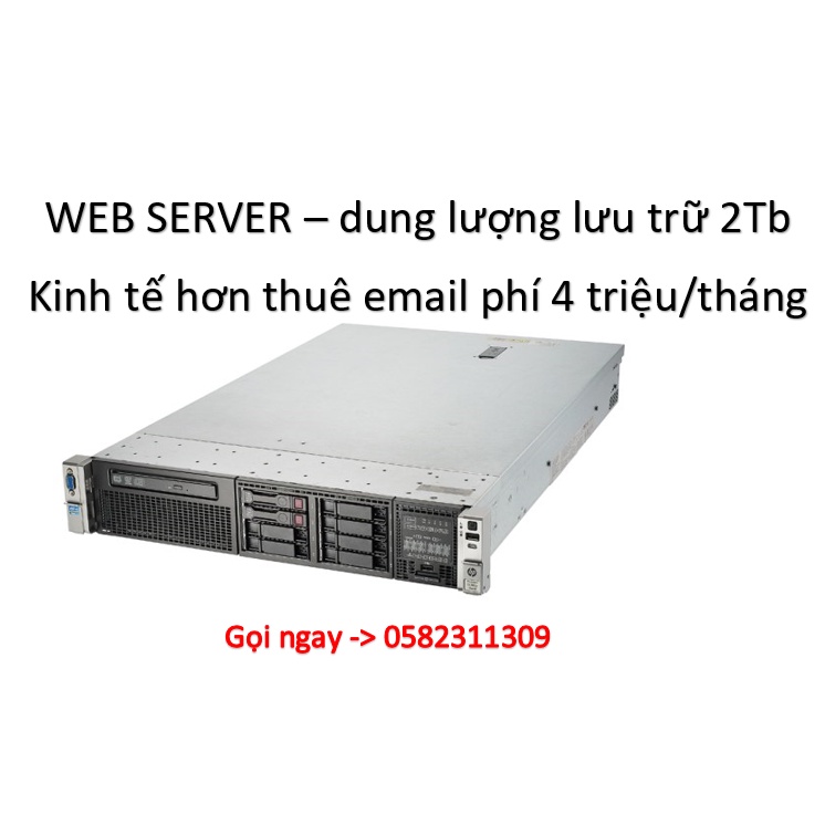 Máy chủ WANS1WE đã cài sẵn web server