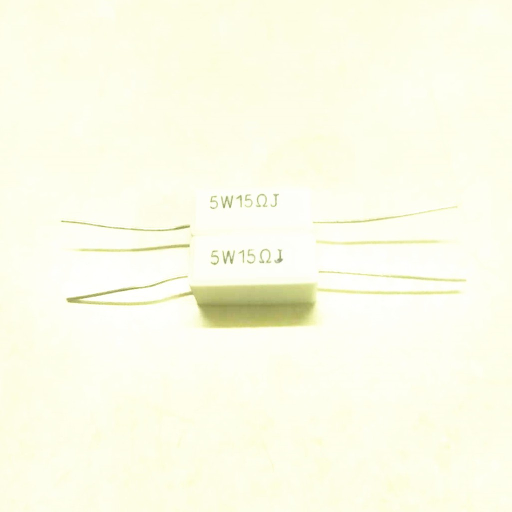Điện trở sứ 5W15ohm 5 cái