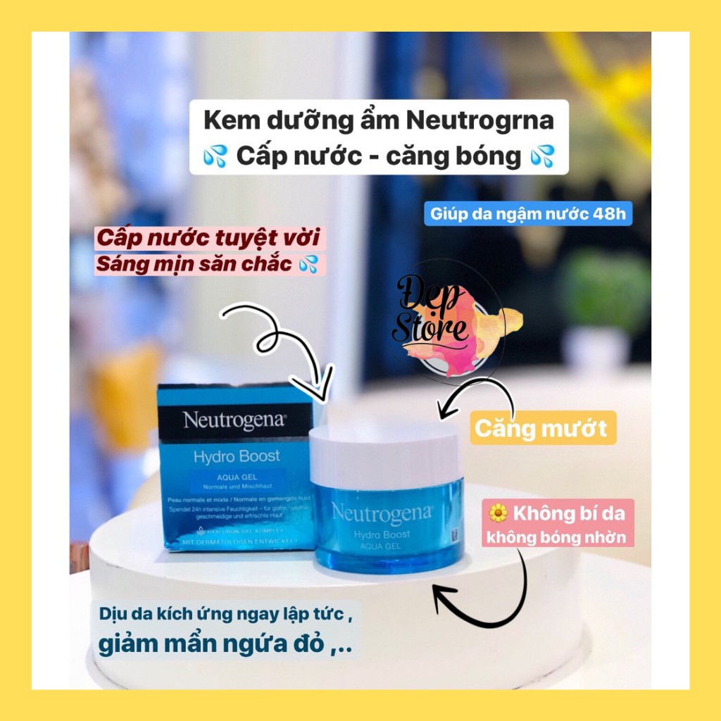 Kem dưỡng da NEUTROGENA HYDRO BOOST WATER GEL,cấp nước cho da, dành cho da khô dầu 50ml | BigBuy360 - bigbuy360.vn