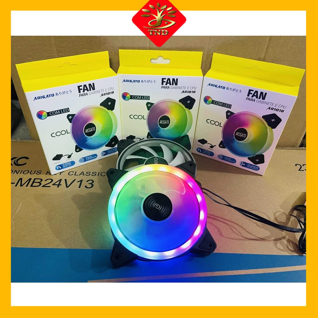 Quạt tản nhiệt Fan led RGB case 12cm Arigato 101