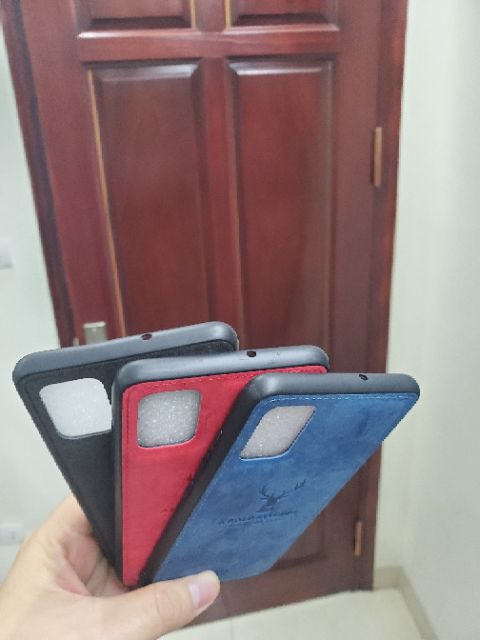 Ốp lưng Samsung A51 / A71 / A52 chống sốc vải đầu hươu cao cấp