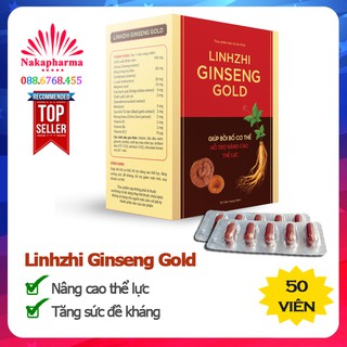 Viên bổ linh chi nhân sâm Linhzhi Ginseng Gold – Giúp nâng cao thể lực, tăng sức đề kháng, ăn ngủ ngon, ngừa suy nhược