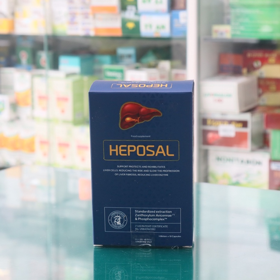 Heposal - Hỗ trợ tăng cường chức năng gan, duy trì sức khỏe đường dài của Gan (30 viên)