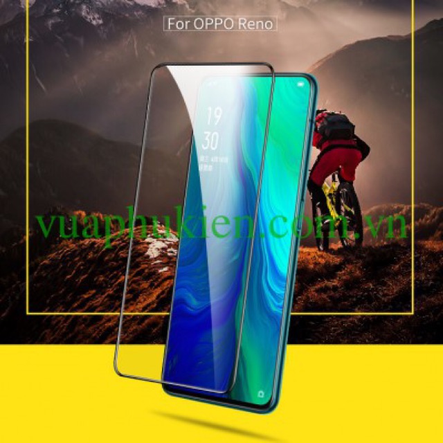 Sét 4 kính cường lực loại Xịn, full màn oppo Reno 6.4,renno 6.6,Reno 2f