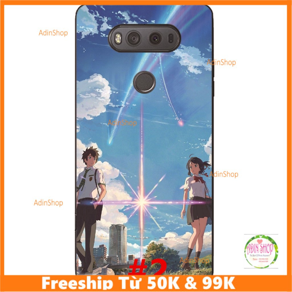 Ốp lưng điện thoại bằng TPU mềm hình hoạt hình Anime dành cho LG V40 V30 V20 V10 (có video)