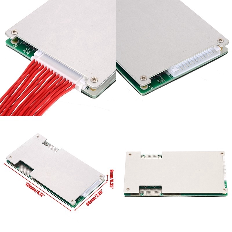 Đối với gói pin lithium Ebike Escooter 48V 13S 14S 45A Pin Li-ion Lipolyme Pin bảo vệ năng lượng BMS PCB có cân bằng