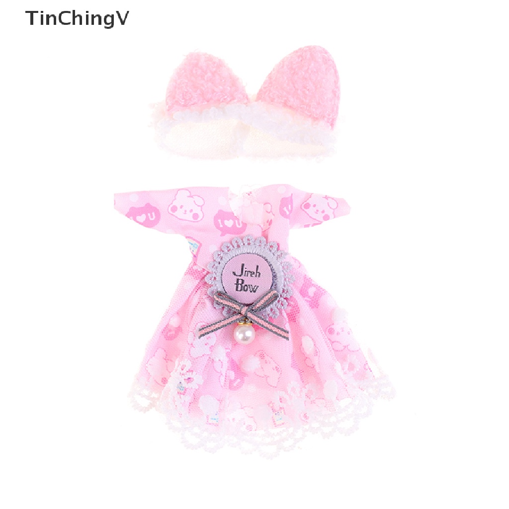 Bộ quần áo búp bê 16 - 17cm cho búp bê 1/8 xinh xắn