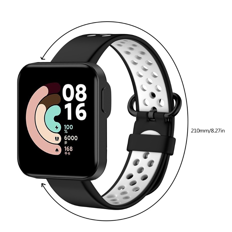 Dây Đeo Thay Thế Bằng Silicon Nhiều Màu Sắc Cho Xiaomi Mi Watch Lite