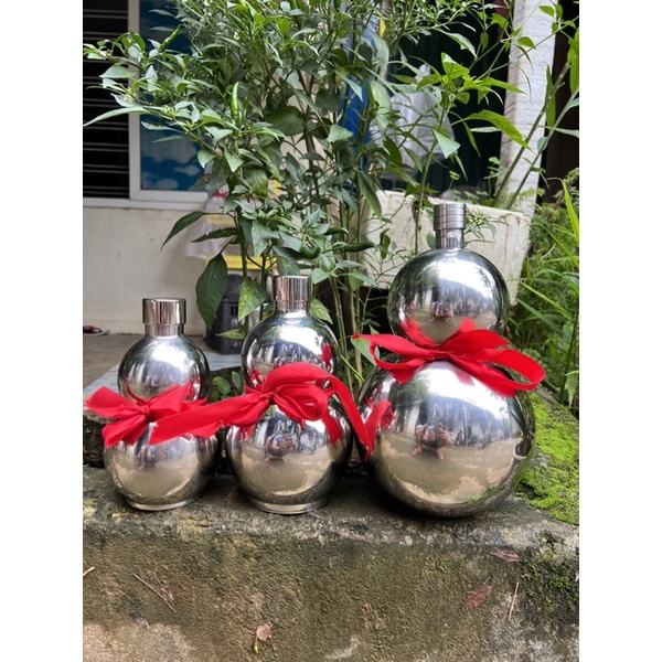 Bình tông hồ lô 2Lít Inox 304 hàng cao cấp