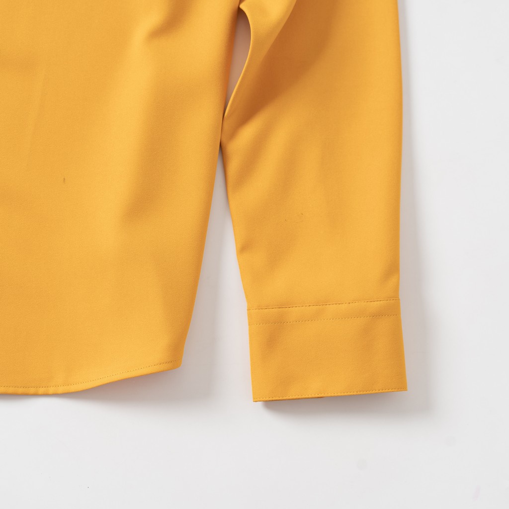 Áo sơ mi tay dài nam màu vàng KENTA SMD0085