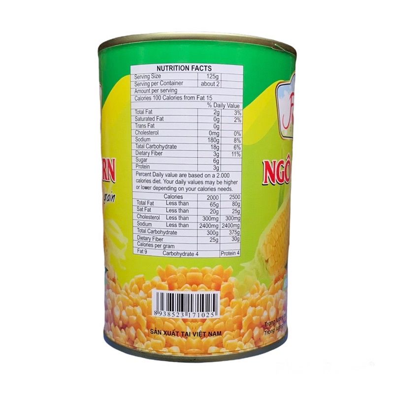 Ngô ngọt nguyên hạt. Ngô ngọt Toàn Cầu, Ngô ngọt Asean