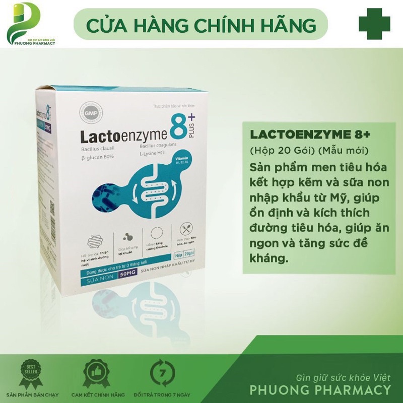 Lactoenzyme 8+ kích thích ăn ngon cho bé