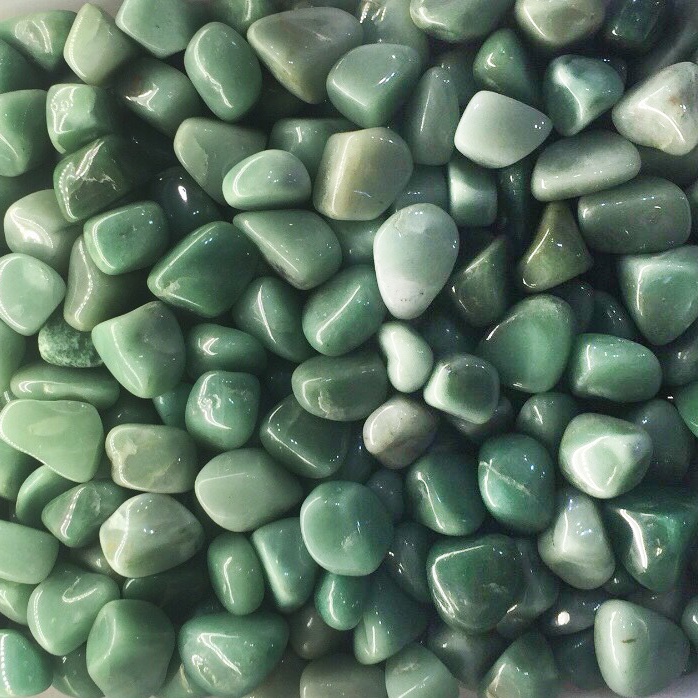 100gr Viên Đá ThạchAnh Aventurine màu xanh lá