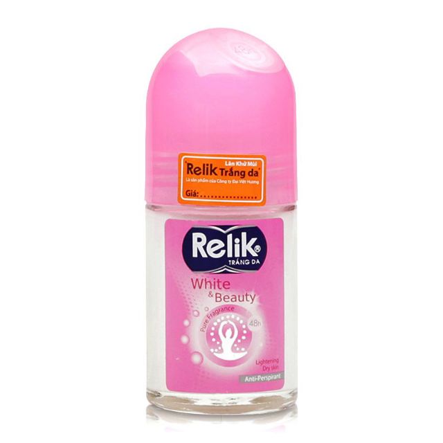 Lăn khử mùi trắng da Relik 50ml