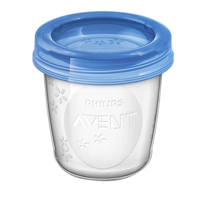 Cốc Trữ Sữa VIA Philips Avent (10Ly -180ml) - SCF618/10-Bao bì không đẹp