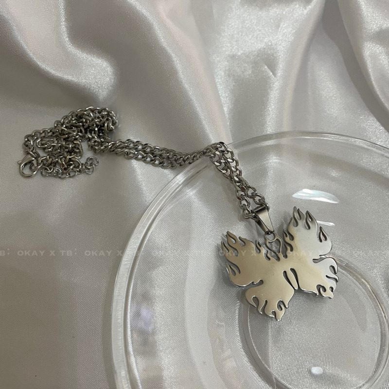 vòng cổ Mặt Hình Bươm Bướm Dễ Thương Cho Nữ