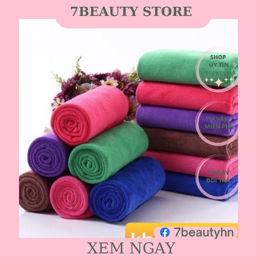Khăn gội đầu spa 35*75 cm dùng trong spa thẫm mỹ viện
