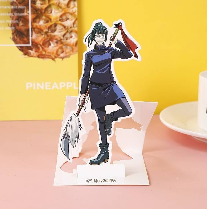 Mô Hình Figure Japan Anime Jujutsu Kaisen paper Figure Stand Model Plate Desk Decor Itadori kids gift Itadori Yuuji Gojou Satoru Fushiguro Megumi Kugisaki Nobara