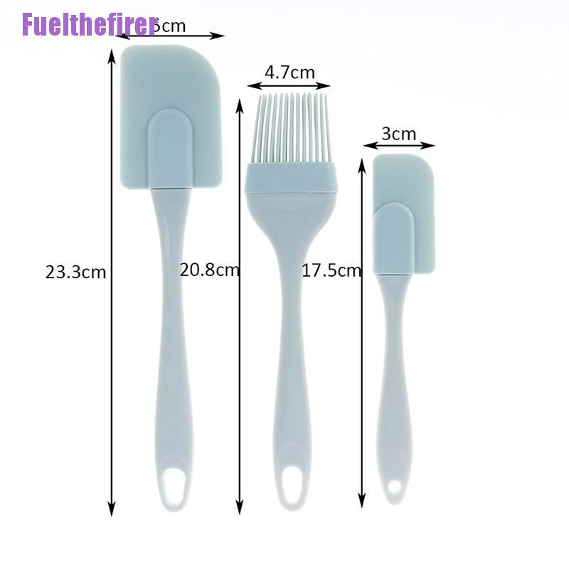 Set 1 / 3 Dụng Cụ Nấu Ăn Bằng Silicone Tiện Dụng Cho Nhà Bếp