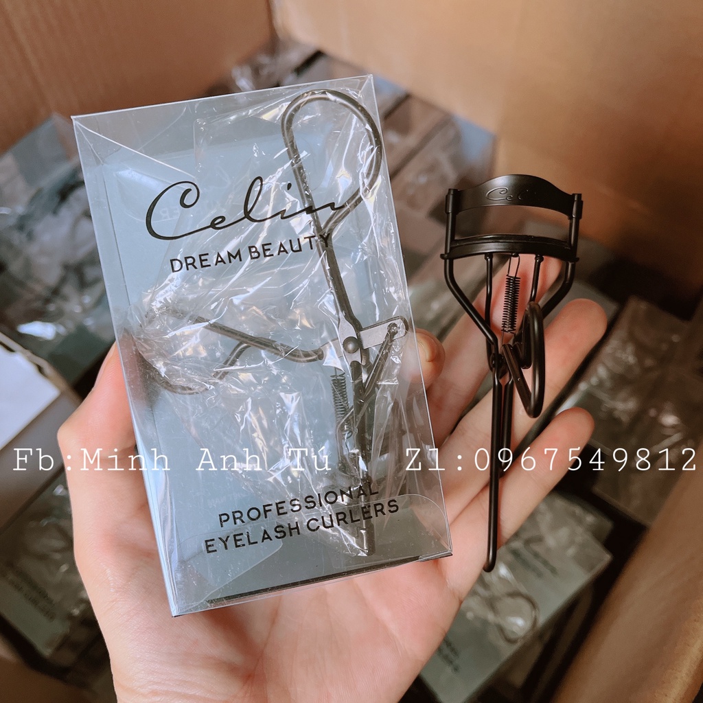 Kẹp Bấm Mi Celin Chính Hãng Đệm Bằng Silicon [Chính Hãng]