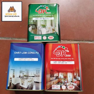 Sơn pu đại kiều. Bóng, cứng, lót