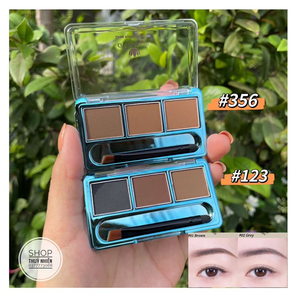 Bột tán mày Gadania 3 ô