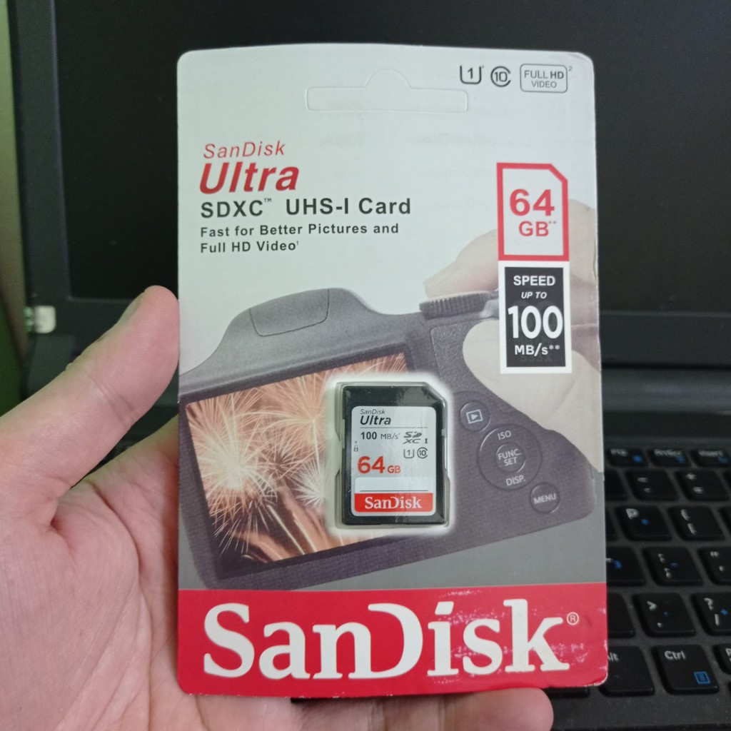 Thẻ nhớ SDHC 64GB 32GB 16GB SanDisk Ultra Class 10 Upto 100MB/s
