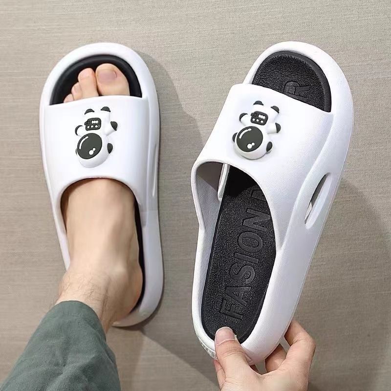 Dép quai ngang nam và nữ Sườn Lỗ Đính Logo Phi Hành Gia